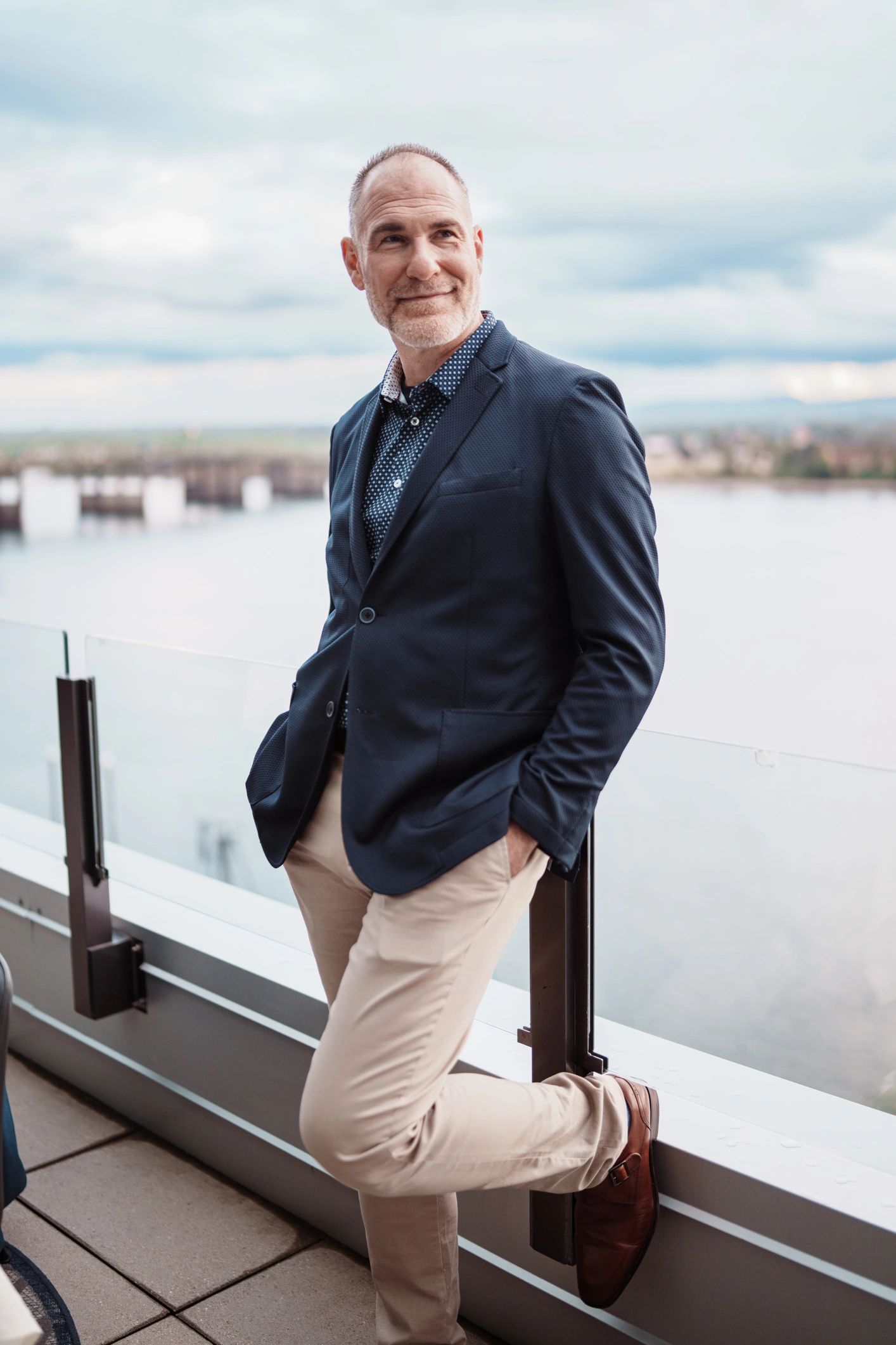 Portrait of Mr Vault style finance founder